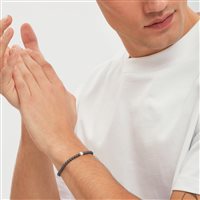 Bracciale Breil Uomo HAZARD in Acciaio Ematite TJ3844 - TJ3844